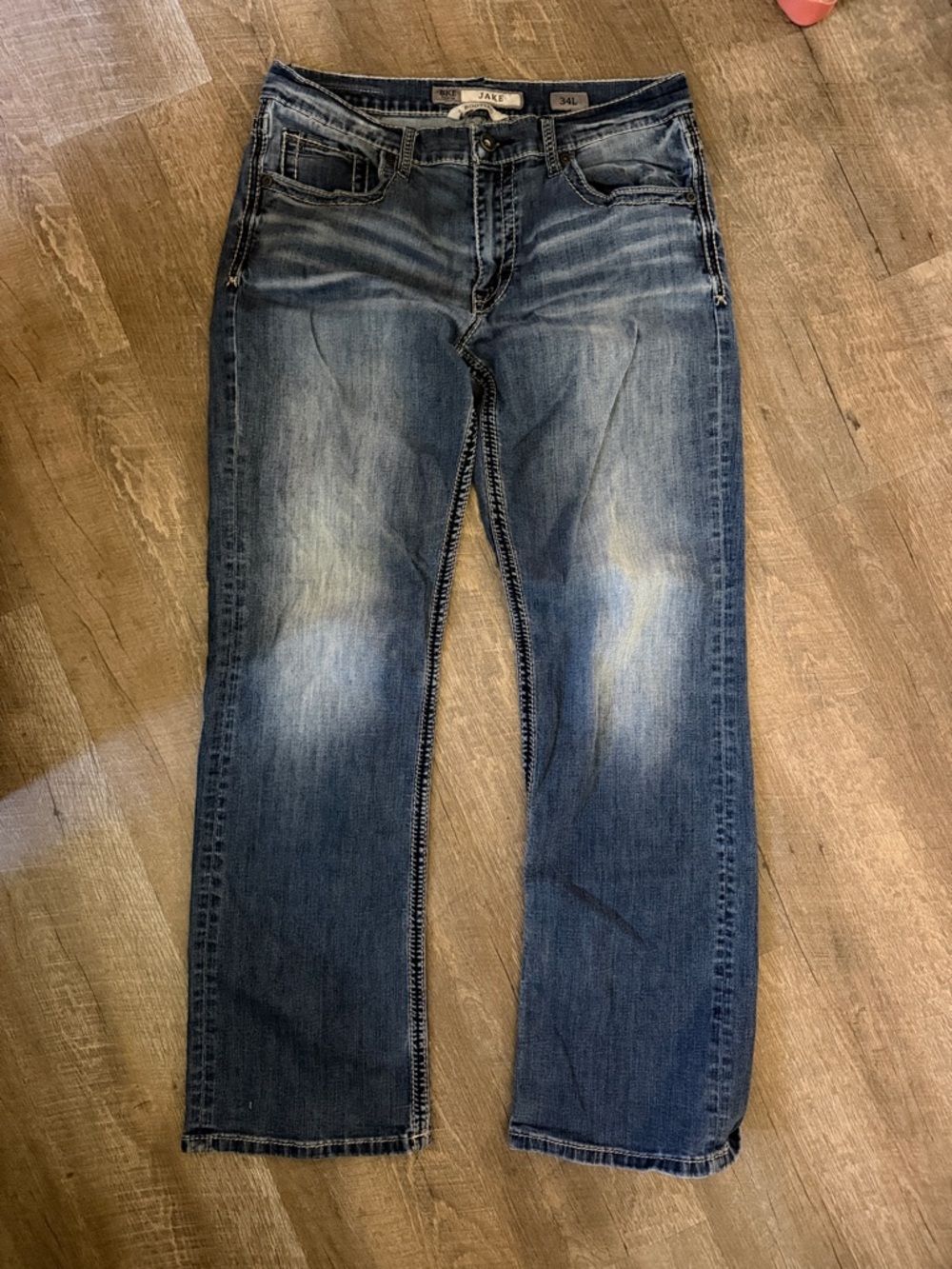 Men's Bootleg BKE Jake in Medium Blue Wash - Classic Casual Style